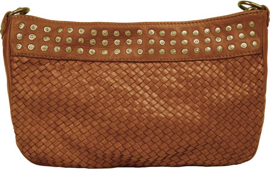 Samantha Look Schoudertas echt leer made in italy