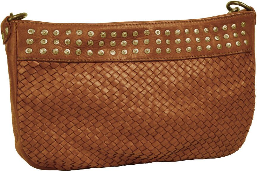 Samantha Look Schoudertas echt leer made in italy