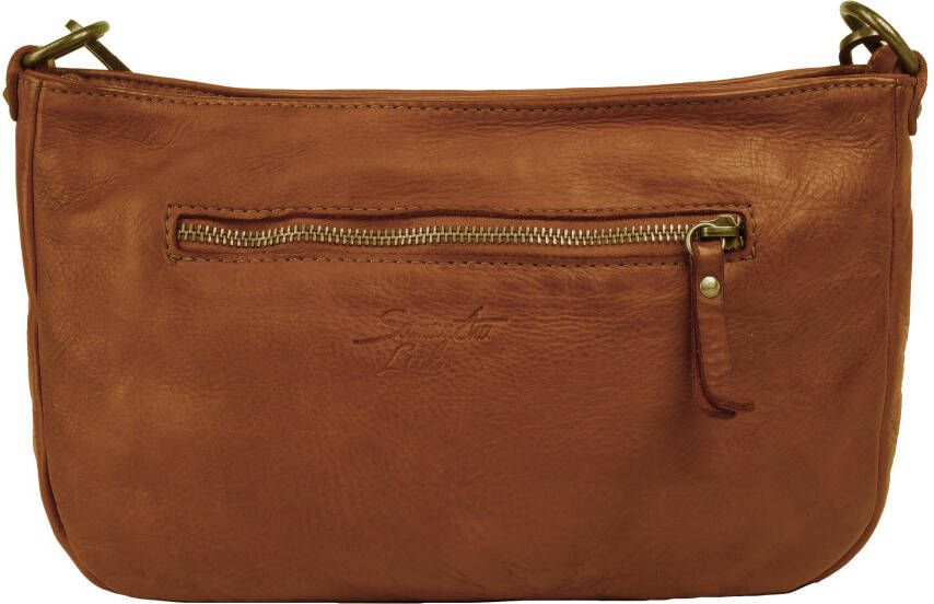Samantha Look Schoudertas echt leer made in italy