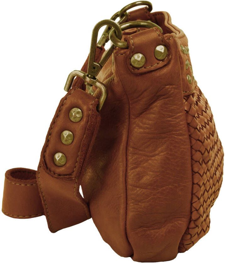 Samantha Look Schoudertas echt leer made in italy