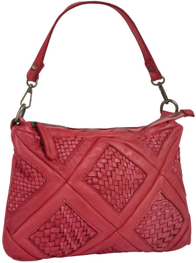 Samantha Look Schoudertas echt leer made in italy
