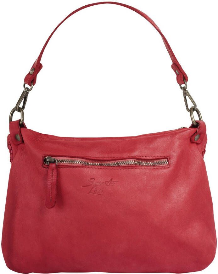 Samantha Look Schoudertas echt leer made in italy