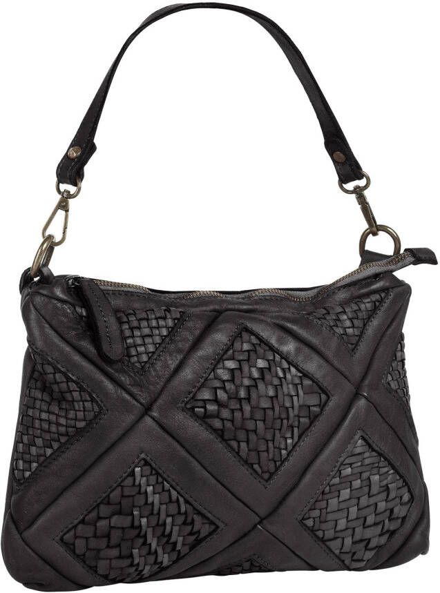 Samantha Look Schoudertas echt leer made in italy