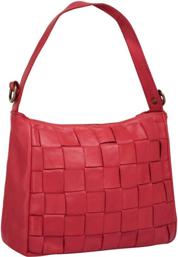 Samantha Look Schoudertas echt leer made in italy