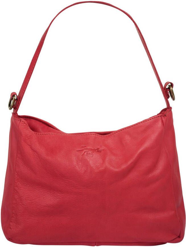 Samantha Look Schoudertas echt leer made in italy