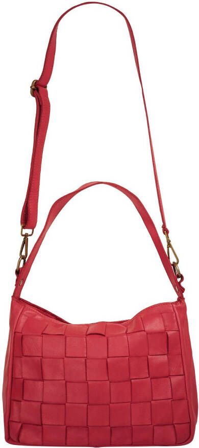 Samantha Look Schoudertas echt leer made in italy