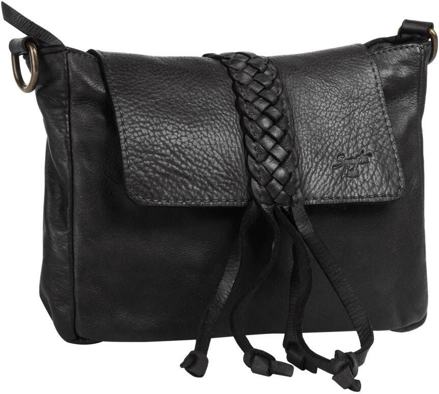 Samantha Look Schoudertas echt leer made in italy