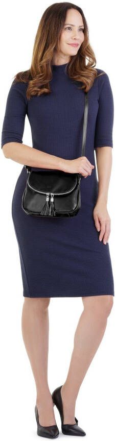 Samantha Look Schoudertas echt leer made in italy