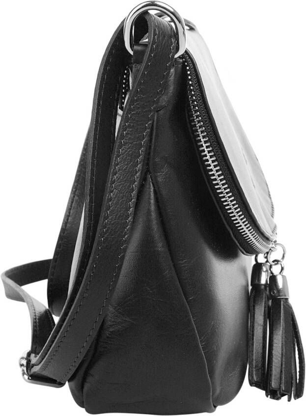 Samantha Look Schoudertas echt leer made in italy