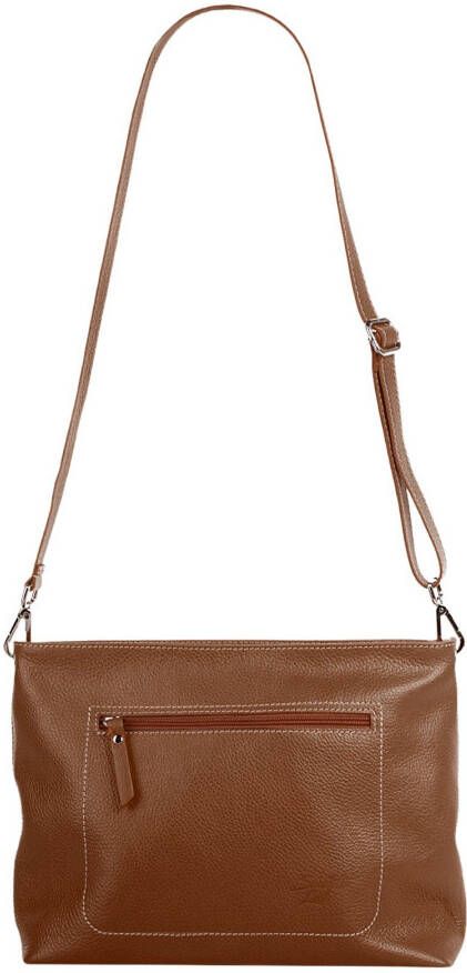 Samantha Look Schoudertas echt leer made in italy