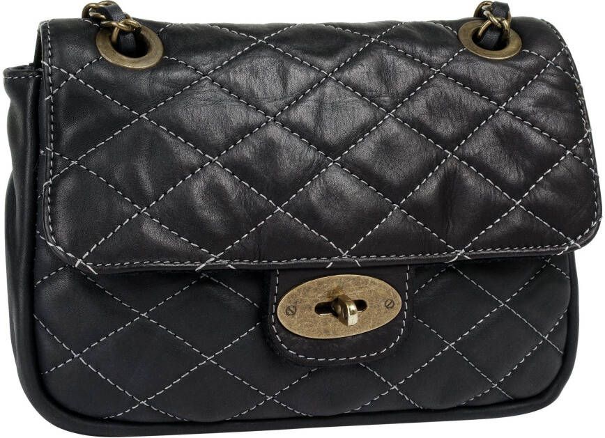 Samantha Look Schoudertas echt leer made in italy