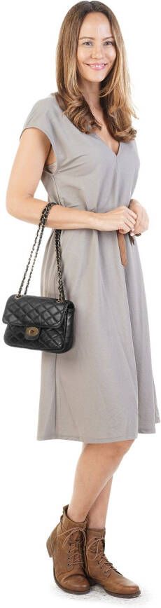 Samantha Look Schoudertas echt leer made in italy