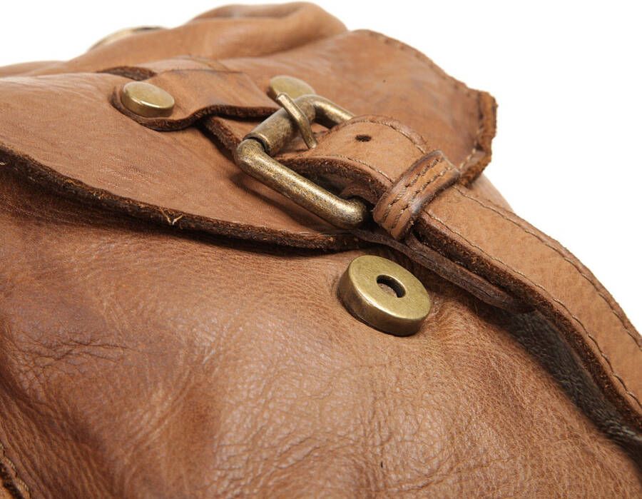 Samantha Look Schoudertas echt leer made in italy