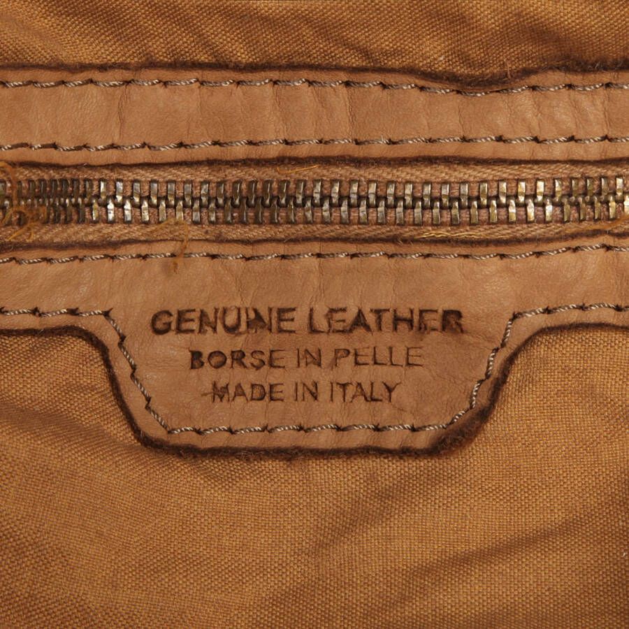Samantha Look Schoudertas echt leer made in italy