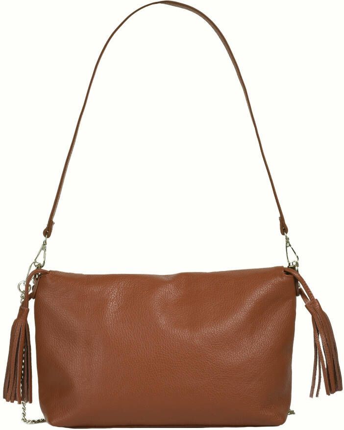 Sa tha Look Schoudertas echt leer made in italy - Foto 4
