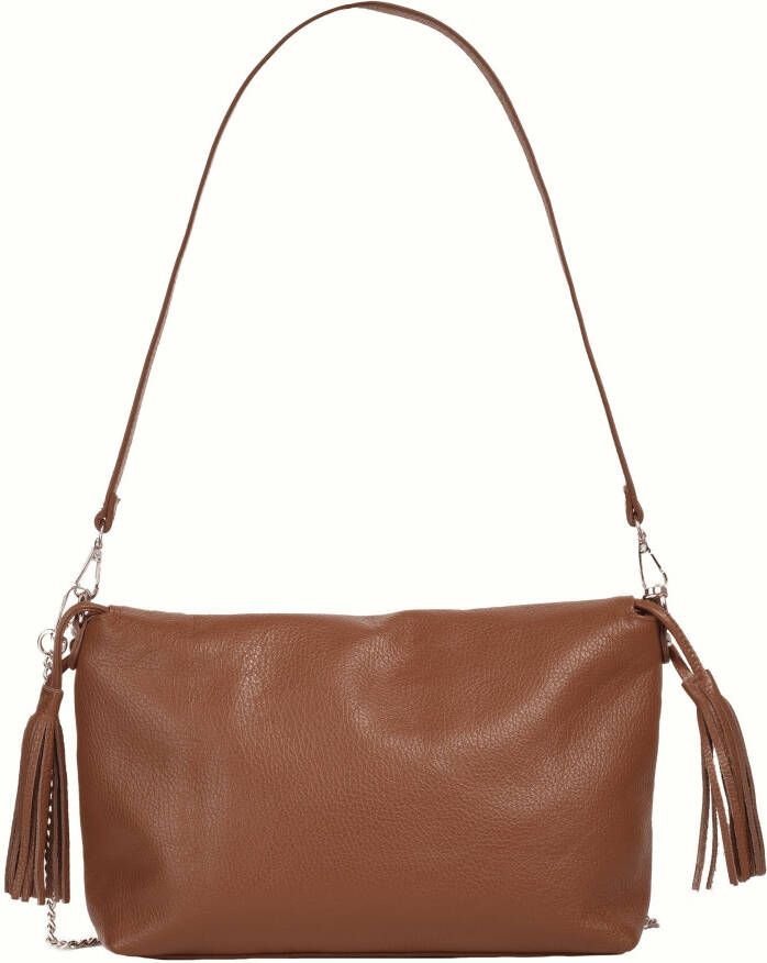 Samantha Look Schoudertas echt leer made in italy