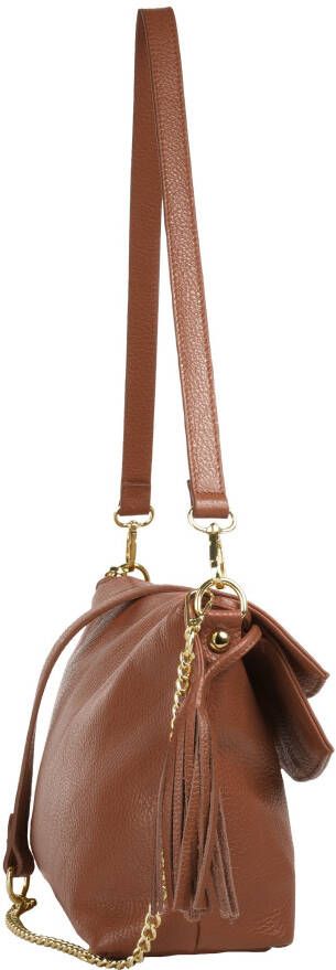 Samantha Look Schoudertas echt leer made in italy