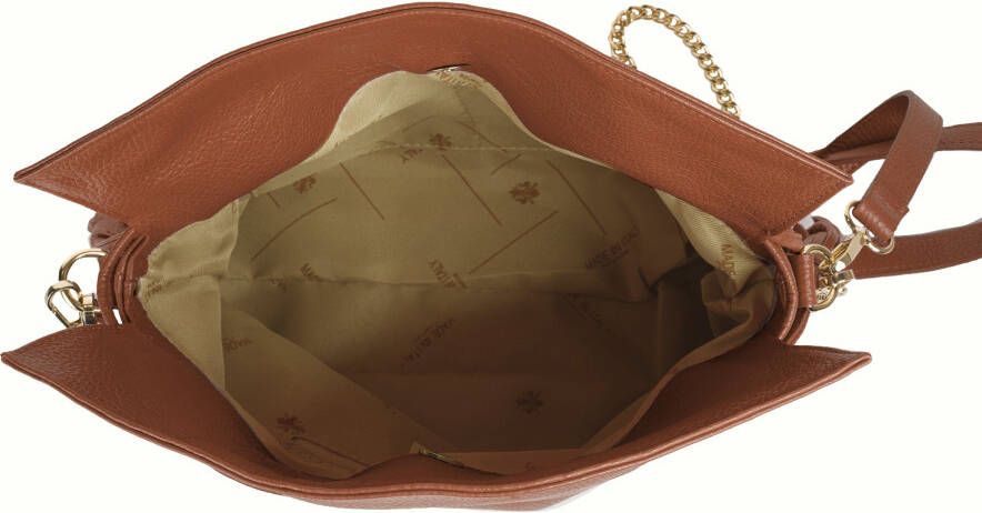 Samantha Look Schoudertas echt leer made in italy
