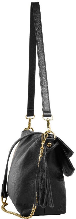 Samantha Look Schoudertas echt leer made in italy