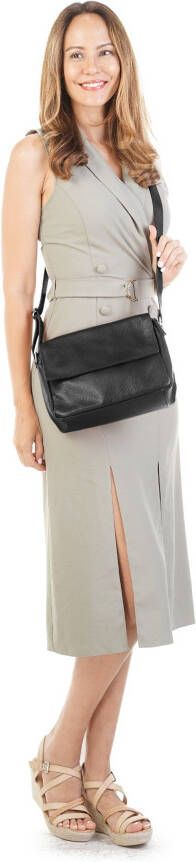 Samantha Look Schoudertas echt leer made in italy