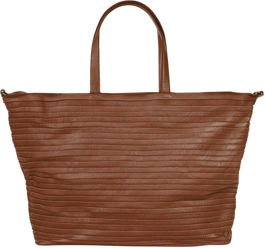 Samantha Look Shopper echt leer made in italy