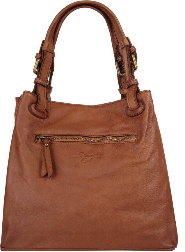 Samantha Look Shopper echt leer made in italy