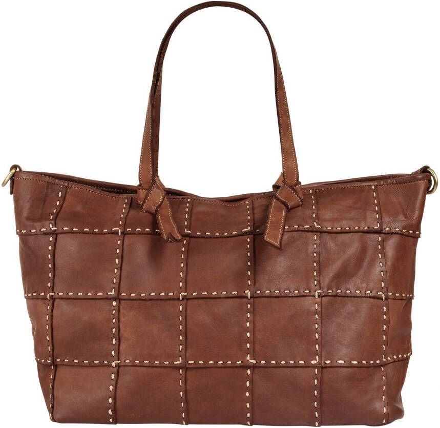 Samantha Look Shopper echt leer made in italy