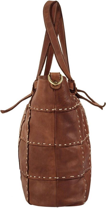Samantha Look Shopper echt leer made in italy