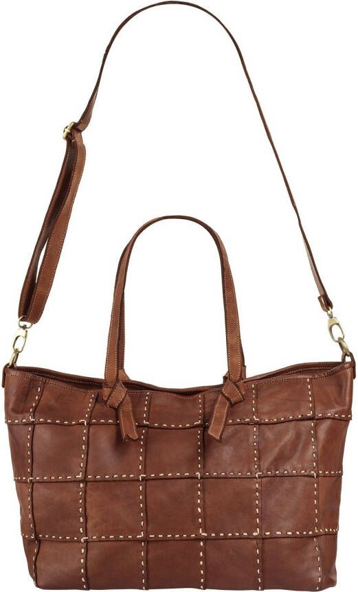 Samantha Look Shopper echt leer made in italy