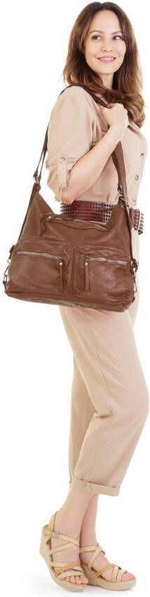 Samantha Look Shopper echt leer made in italy