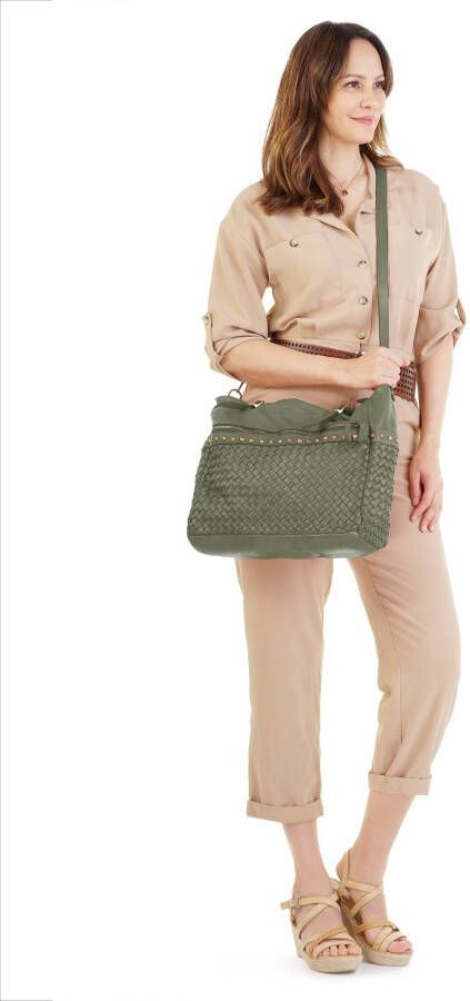 Samantha Look Shopper echt leer made in italy