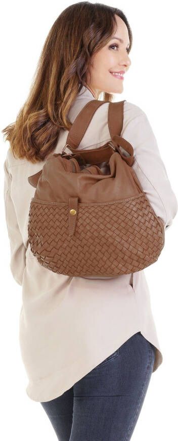 Samantha Look Shopper echt leer made in italy