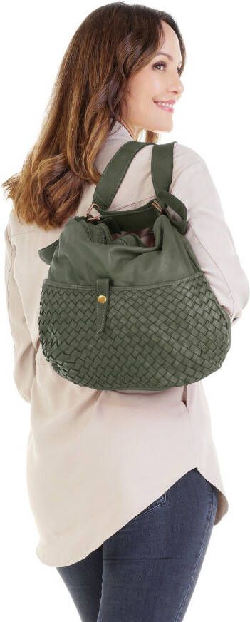 Samantha Look Shopper echt leer made in italy