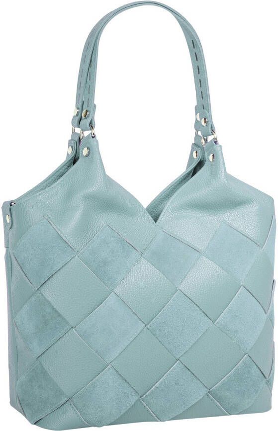 Samantha Look Shopper echt leer made in italy