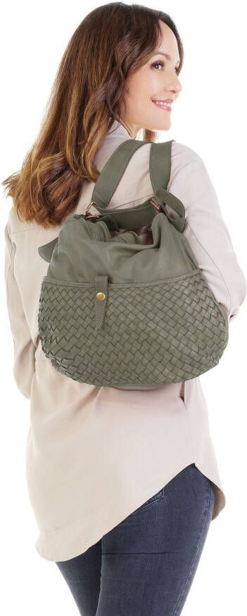 Samantha Look Shopper echt leer made in italy