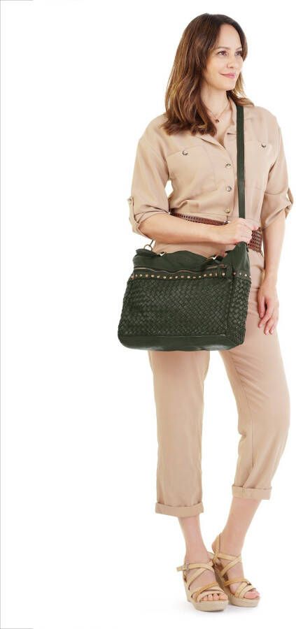 Samantha Look Shopper echt leer made in italy