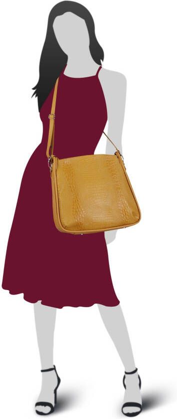 Samantha Look Shopper echt leer made in italy