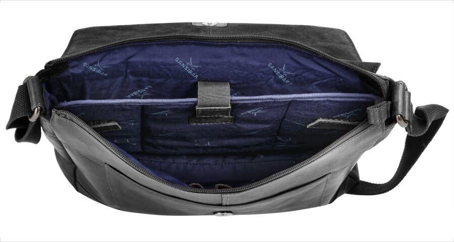 Sansibar Messenger Bag echt leder