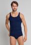Schiesser 5=4 Original heren hemd feinripp navy - Thumbnail 4