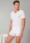 Schiesser 2-pack t-shirt ondergoed aanbieding wit effen - Thumbnail 7