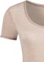 Schiesser Personal fit T-shirt van mix van katoen en elastaan - Thumbnail 3