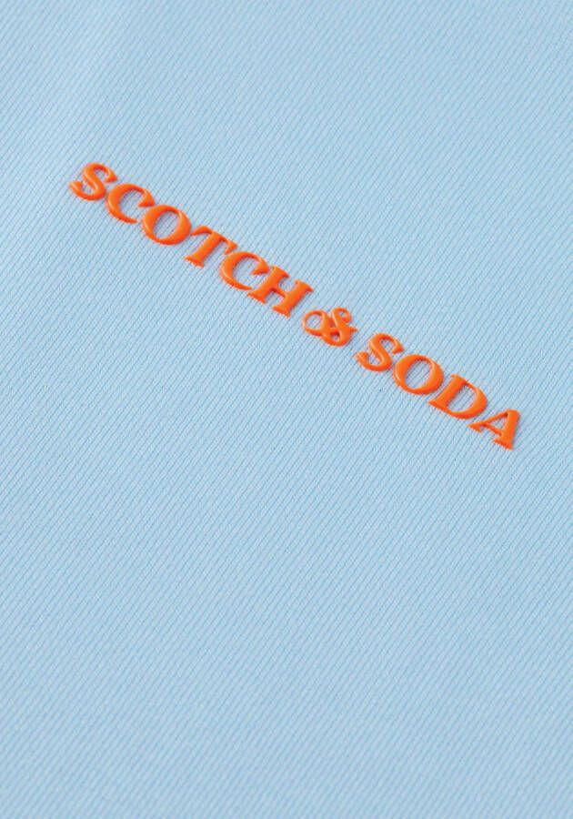 Scotch & Soda Hoodie Unisex hoodie in Organic cotton met klein logoborduursel op borsthoogte