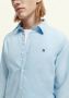 Scotch & Soda Overhemd met lange mouwen Essentials Slim-Fit Organic Cotton Poplin Shirt met klein logoborduursel op borsthoogte - Thumbnail 5