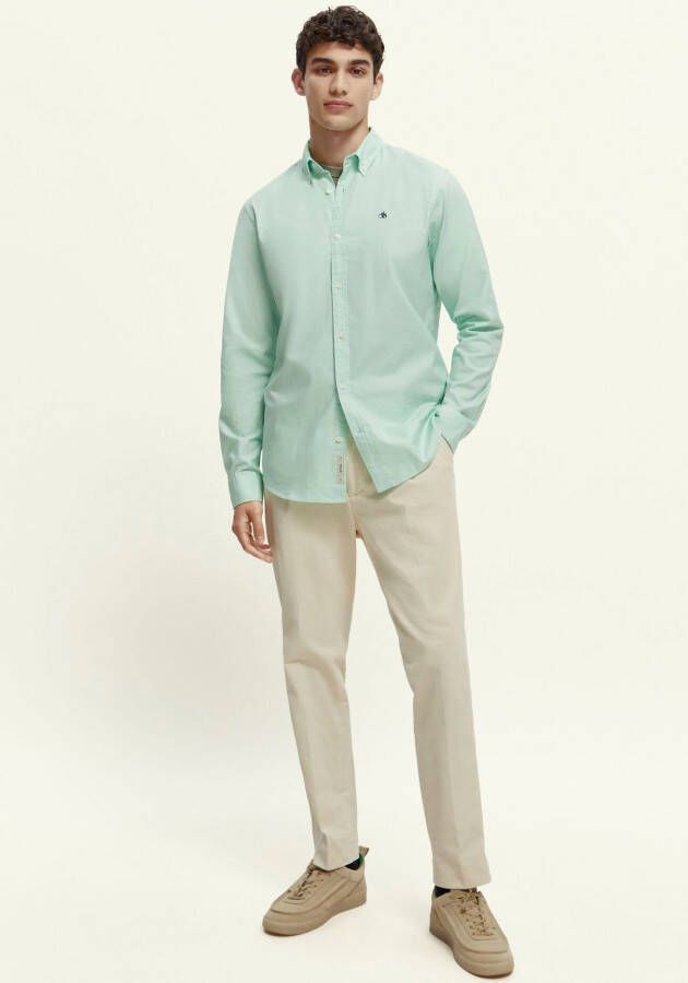 Scotch & Soda Overhemd met lange mouwen Essentials Regular-Fit Organic Cotton Oxford Shirt