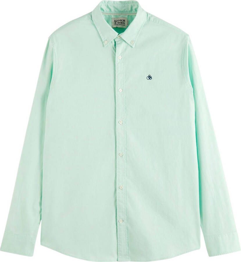 Scotch & Soda Overhemd met lange mouwen Essentials Regular-Fit Organic Cotton Oxford Shirt