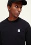Scotch & Soda Sweatshirt Classic essential crewneck sweatshirt met klein logoborduursel op borsthoogte - Thumbnail 7