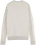 Scotch & Soda fijngebreide trui van merinowol grey melange - Thumbnail 9