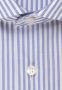 Seidensticker business overhemd normale fit lichtblauw gestreept borstzak - Thumbnail 6