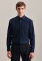 Seidensticker business overhemd slim fit donkerblauw effen 100% katoen - Thumbnail 10