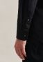 Seidensticker business overhemd Regular wide spread boord normale fit zwart katoen - Thumbnail 5